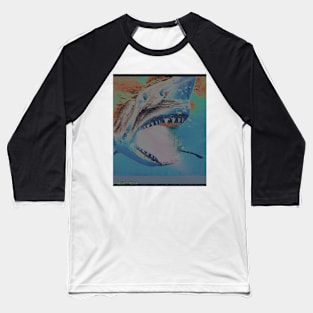 Shark Attack Baseball T-Shirt